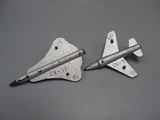 Детские игрушки авиация военная техника истребитель СУ-11 и СУ-7 металл ссср 2 шт №15357 Де купити