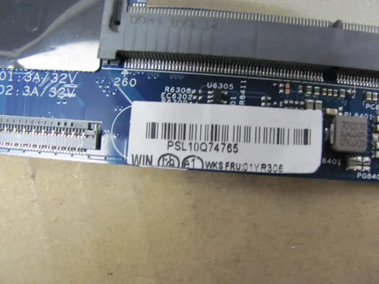 736-6 материнська плата SR3L8 i7-8650U  01YR306 448.0CW07.0011 для Lenovo Thinkpad T580 P52S  оригінал Характеристики