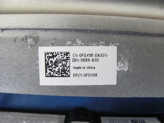 №99-1 Кришка (дно, корито, піддон) корпуса 0FGYXK для Dell Latitude E6530 оригінал З аукціону