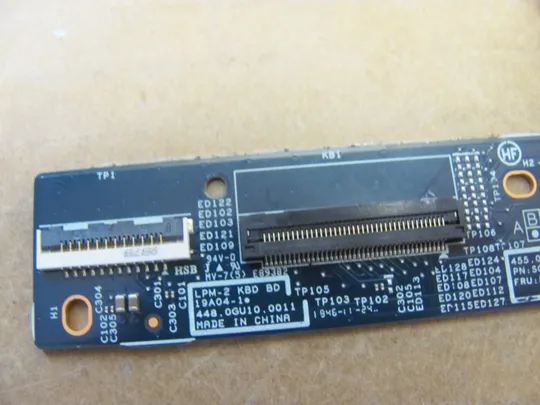 номер1032-20 плата підключення 448.0GU10.0011 зі шлейфом 02XR049  для LENOVO Thinkpad P1 X1 Gen 2 оригінал Продаж