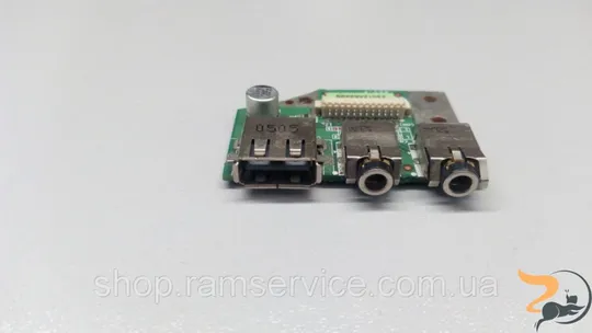 Usb плата, аудіо вихід для ноутбука HP Pavilion ZD8000, 33nt2ab0008, б/в Ціна