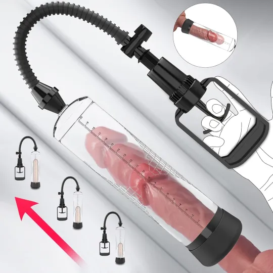 Секс-іграшка для чоловіків Насос з 2 манжетами (23) З аукціону