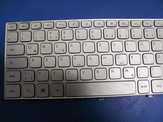 №115-21 клавіатура робоча 0VT0KT NSK-LG0BW 0G для DELL INSPIRON 15 7000 оригінал Де купити