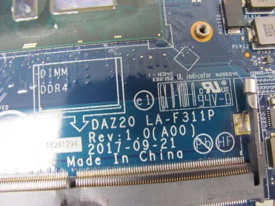696-7 материнська плата DAZ20 LA-F311P SR3L9  i5-8350U  для Dell Latitude E7290 7390 7280 7380 оригінал Торговий майданчик