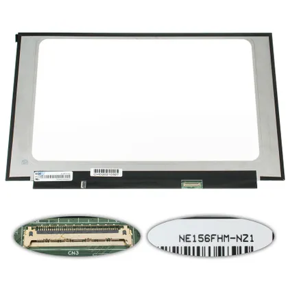 фото, Матриця 15.6 NE156FHM-NZ1 (1920*1080, 40pin(eDP, IPS, 240HZ), LED, SLIM(без планок та вушок), матова, роз'єм праворуч знизу)