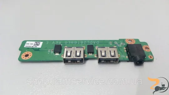 Додаткова плата, USB роз&#039;єм, Audio роз&#039;єм, для ноутбука Lenovo IdeaPad U410, DA0LZ8TB8E0, б/в Ціна