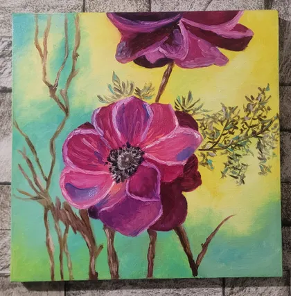 фото, Картина Анемона