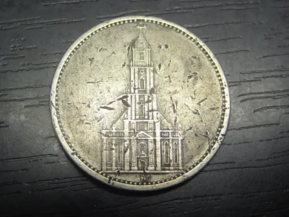 фото, 5 рейхсмарок 1934 A Німеччина Кірха срібло