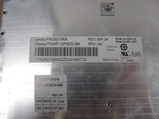 номер0380-23 клавіатура MP-12P86D0-686 для Lenovo IdeaPad G500 G510 G505 G700 G710 оригінал Інтернет-аукціон