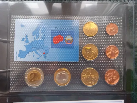 Купити Македонія. Річний набір монет Євромонет(Європроба)