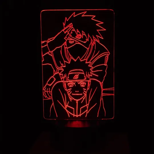 Акриловий світильник-нічник Наруто 5 червоний tty-n000235 Ціна