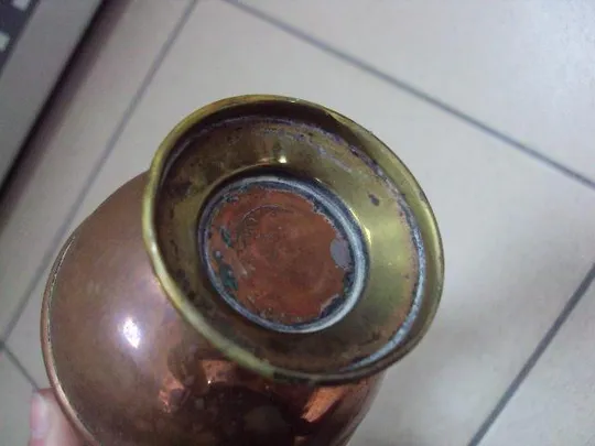 Кувшин глечик миниатюра латунь медь высота 11,5 см, диаметр 5,5 см №11462 Недорого