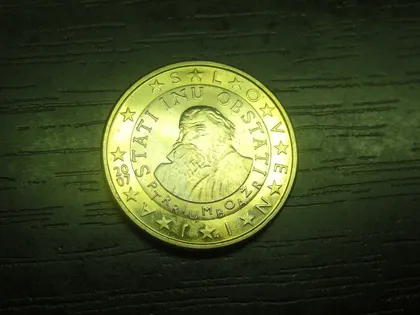 фото, 1 євро Словенія 2007 UNC