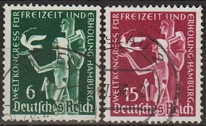 фото, 1936 - Рейх - Конгрес в Гамбурзі Mi.622-23