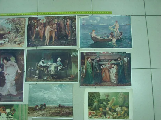 литографии  картины лот 21 шт №8049 З аукціону