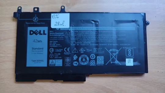 Батарея для ноутбука Dell 3DDDG знос 6% тримає 28хв Dell 5480,5580 Ціна