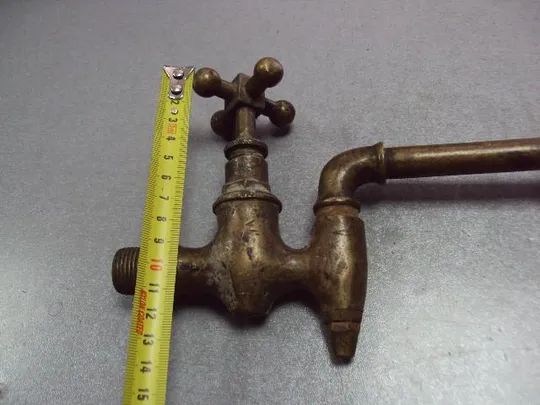 Кран бронза царизм длина 24 см, высота 14 см №11593 Характеристики