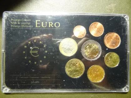 фото, Комплект євромонет Литви 2015 UNC (повний комплект)