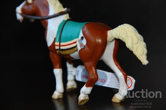 индейская лошадка конячка лошадь конь (BULLY BULLYLAND ) 90-100мм Продаж