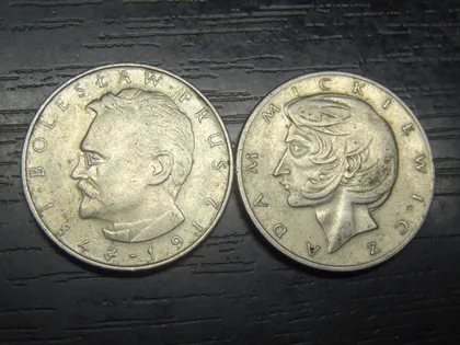 фото, 10 злотих 1975 Польща (два різновиди)