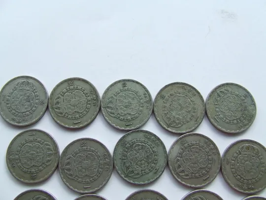 Купити Серебро кроны Шведские 15 шт вес 104 грамм. 1946 -66 гг.