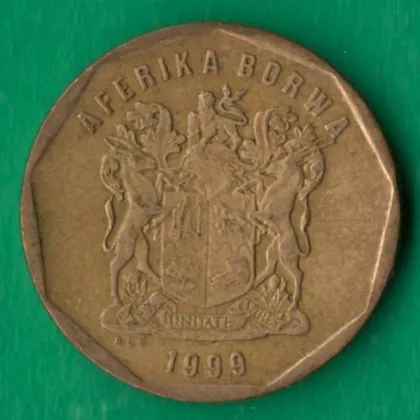 фото, 20 центів 1999 року ПАР [М]