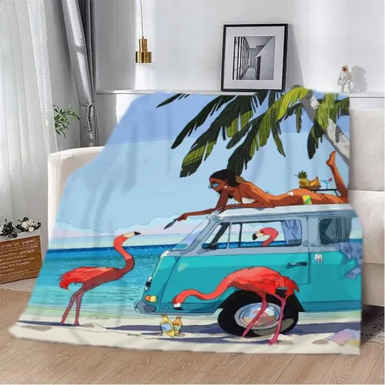 Плед 3D Солнечный берег 2828_B 13077 135х160 см Ціна