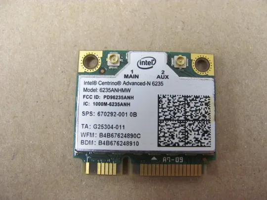 642-34 WI-FI модуль 6235ANHMW 670292-001  для Sony Vaio SVS151 SVS15 SVS1513C5E  оригінал Ціна