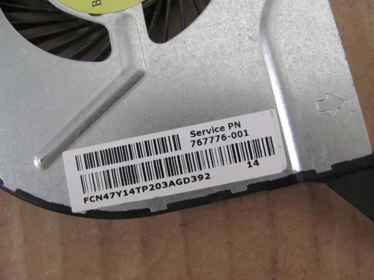 номер0275-48 Вентилятор (кулер, FAN) 767776-001 767712-001 для HP Pavilion 14-P 15-P 16-P 17-P 17-f 14-V 15-V 16-V 17-V 15-K 17-K 17-F оригінал З аукціону