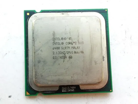 2х ядерный процессор Core™2 Duo E6400 SL9T9 2.13GHz/2M/1066 LGA775 Вживане Ціна