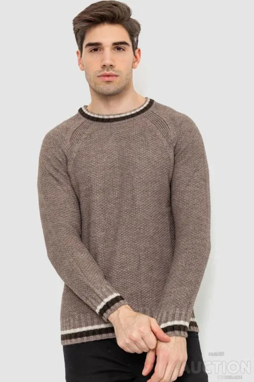 Свитер мужской, цвет мокко, 214R2144 Ціна