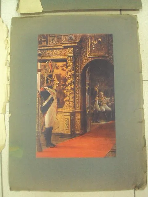 литографии верещагин дурные вести из франции, маршал в монастыре  лот 2 шт №8348 Недорого