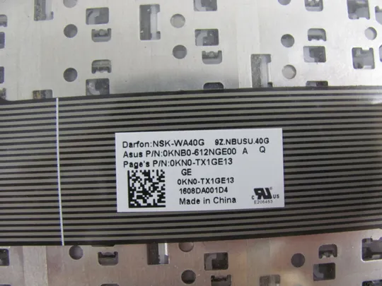 393-5 Кришка панель палмрест клавіатура 13N0-TXA0301 для ASUS X751NA  X751 F751 оригінал в Україні