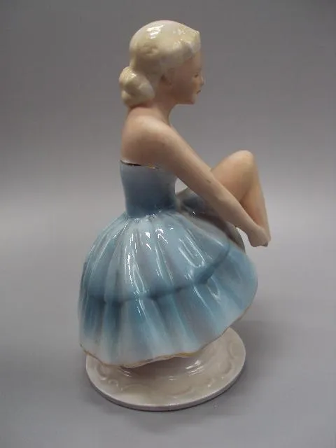 Фигура фарфор Германия балет балерина завязывает пуанты 17 см под реставрацию (№1857) №10572 Характеристики
