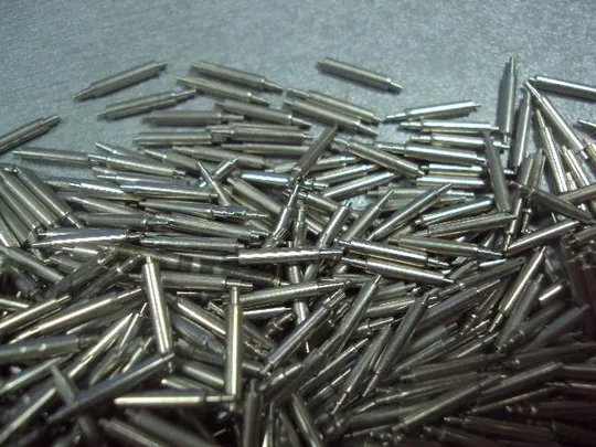 Шпилька пружинная палочка штифт для часов 9 мм (общий размер 12,5 мм) лот 2190 шт №10097 Недорого