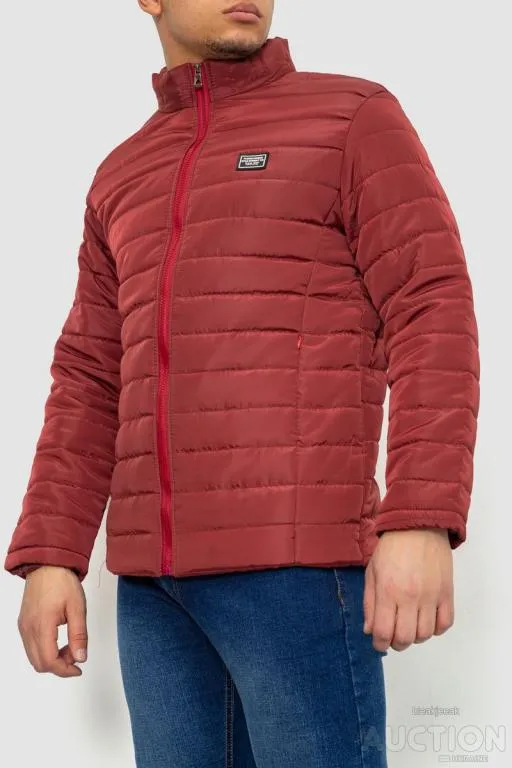 Куртка мужская демисезонная, цвет бордовый, 244R070 З аукціону