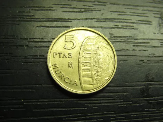 5 песет 1999 Іспанія Мурсія Ціна