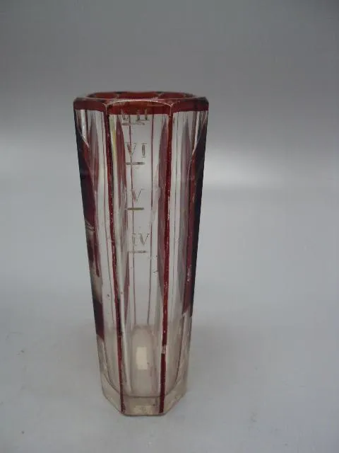 Карманный стакан стекло Чехия Марианске-Лазне D.M.1875 Waldquelle audeufen non marieubad 12,7см №808 Інтернет-аукціон