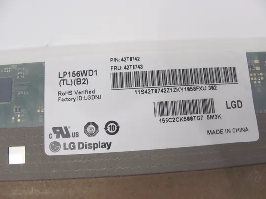 МР6-5 матриця LP156WD1 TL B2 15.6&quot; WXGA++  LVDS 40 pin TN La-Si TFT-LCD , LCM Де купити