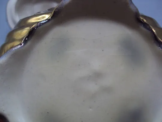 Шкатулка фарфор позолота цветы розы и листья большая размер 11,5 х 12 см №18390МЯ в Україні