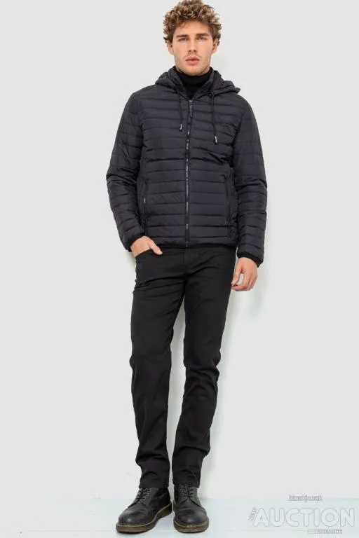 Купити Куртка мужская демисезонная, цвет черный, 234RA50