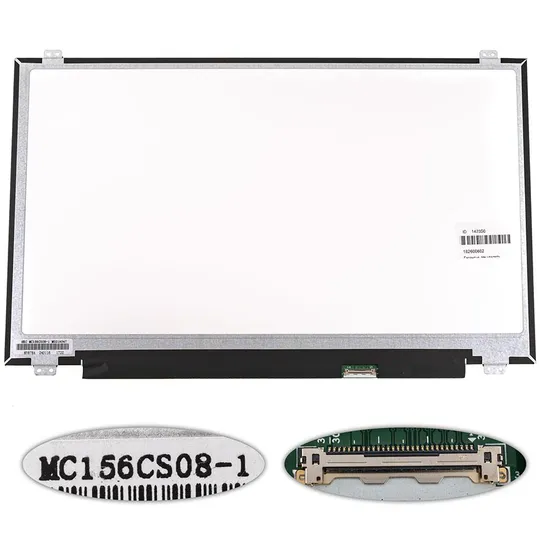 Матриця 15.6 MC156CS08-1 (1920*1080, 30pin(eDP, 250cd/m2, 85/85/85/85(кути), IPS), LED, SLIM(вертикальні вушки), матова, роз'єм Ціна
