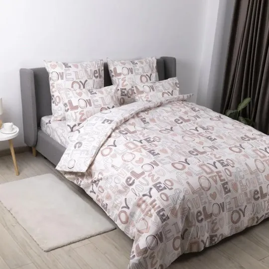 Купити Постельное белье двуспальное ТЕП Happy Sleep Заметки любви 2-03795-28945 180х215 см
