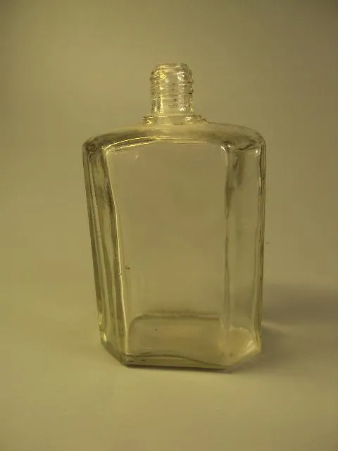 Бутылка флакон бутылочка одеколон стекло высота 10,2 см №11268 З аукціону