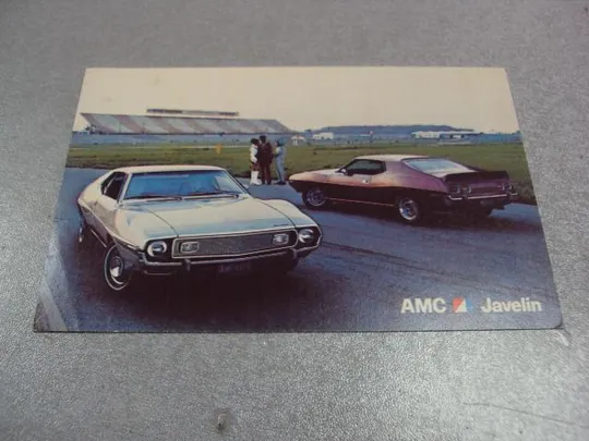 открытка автомобиль amc javelin 1971 сша №3343 Ціна