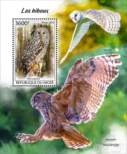 фото, Нигер-Птицы- Совы -2020.Чистый полный красивый комплект. MNH.