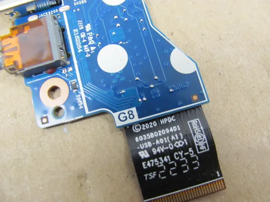 номер0659-16 плата AUDIO USB 6050A3219601 6035B0209401  для Hp Elitebook 850 G8 850 G7 850 G8 855 G7 855 G8  ZBook Firefly 15 оригінал Де купити