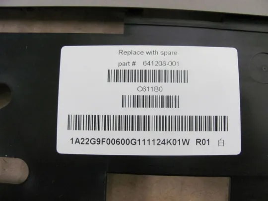 455-6 Кришка панель палмрест 641208-001 для HP EliteBook 8560p 8560p 8570p, оригінал Продаж