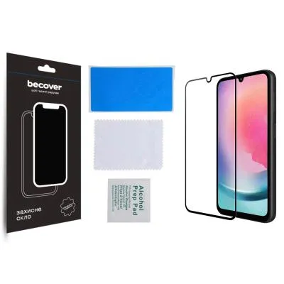 Стекло защитное BeCover Samsung Galaxy A24 4G SM-A245 Black (709083) З аукціону