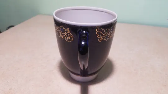 Чашка гігант кухоль кобальтова стара радянська порцеляна Довбиш Вживане Продаж